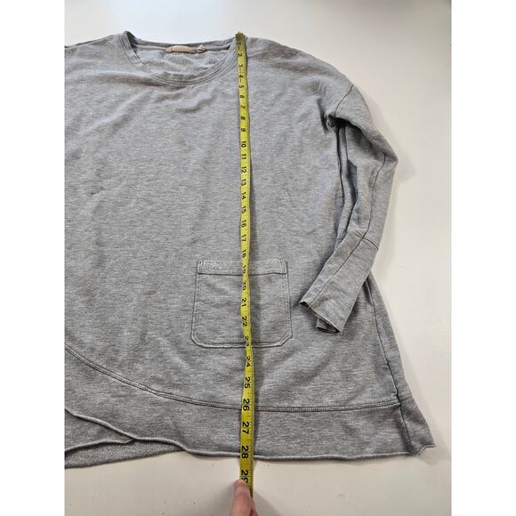 Soft surroundings XL women's asymmetrical hem sweater tunic fleece lined warm ^ - Picture 8 of 8